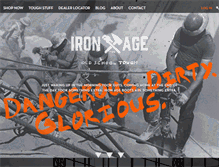 Tablet Screenshot of ironagefootwear.com
